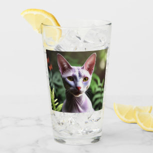 "Tona den hairless Cat: Sleek and Silky" Glaskopp