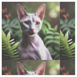 "Tona den hairless Cat: Sleek and Silky" Tyg