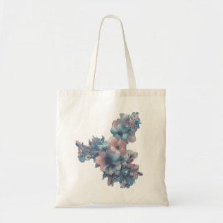 Tona Futurism Blommigt Design Tote Bag Tygkasse