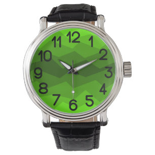 Tona grönt armbandsur