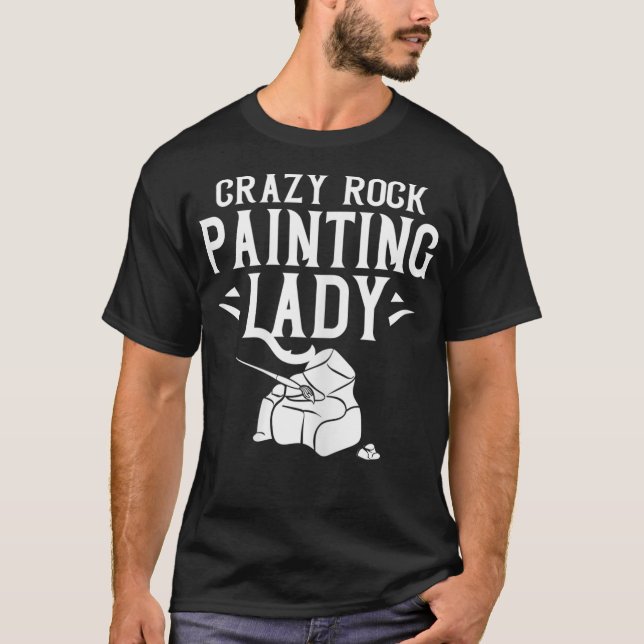 Tona målningsmönster för sten-konst.målare _5 t shirt (Framsida)