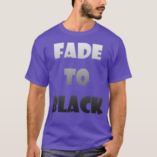 Tona mot svart t shirt