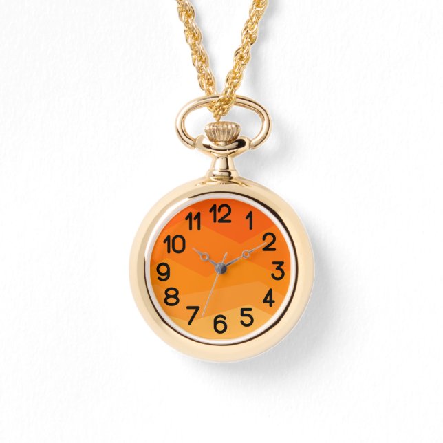 Tona orange armbandsur (Framsida)