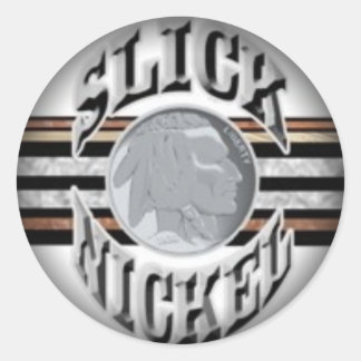 Tona till Black Round Stickers Runt Klistermärke