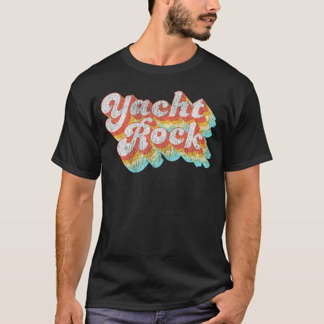 Tona Yacht Sten Party-båtdrinering T Shirt (Framsida)