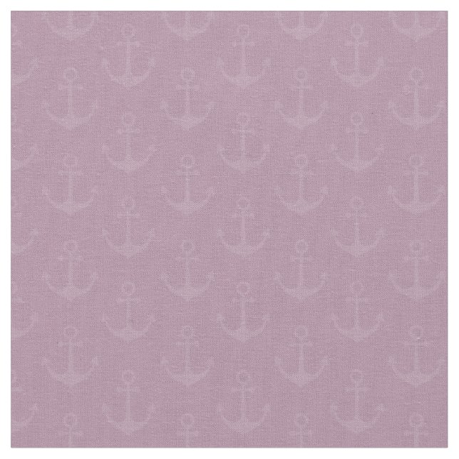 Tonal Anchors på Ljusgrå Magenta Tyg (Närbild)