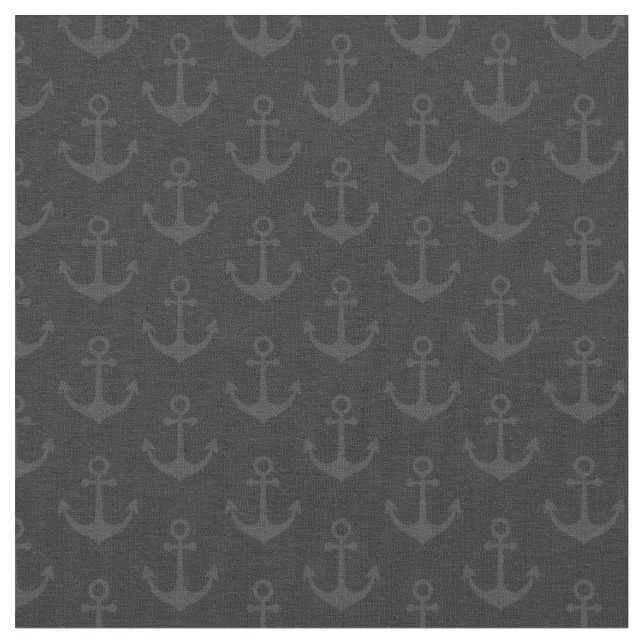 Tonal Anchors på svart Tyg (Närbild)