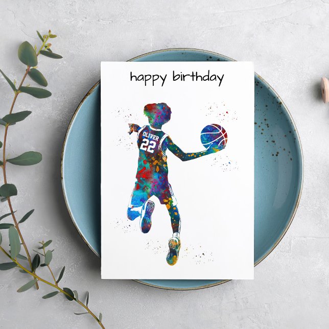 Tonårig basketspelare kort (Skapare uppladdad)