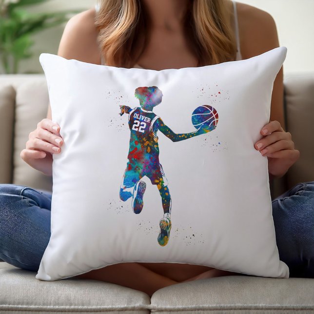 Tonårig basketspelare kudde (Skapare uppladdad)