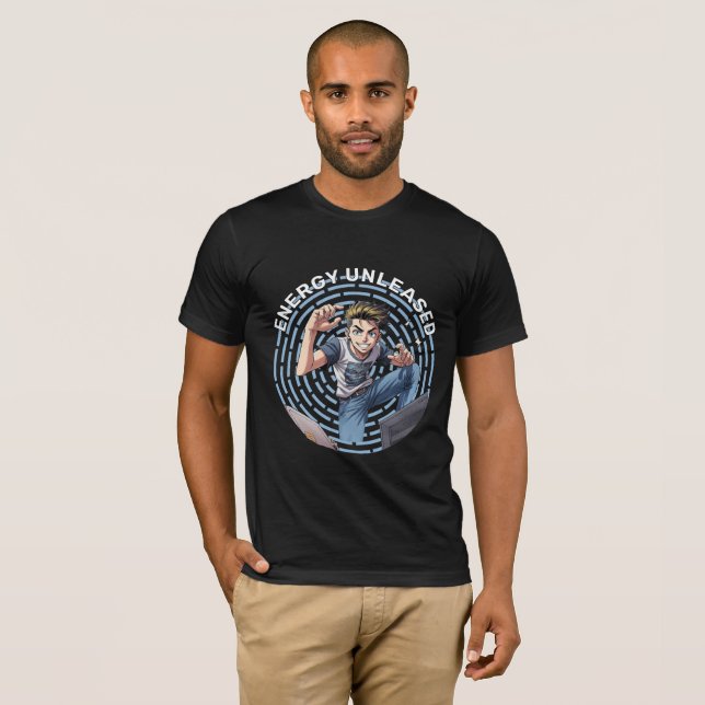 tonårig pojke t shirt (Hel framsida)