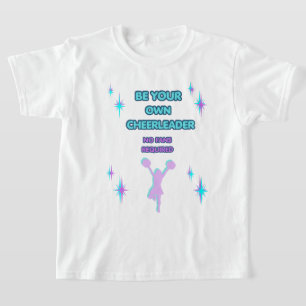 TONÅRIGA FLIKAR MOTIVERANDE VITA  STÖDJER MIG T SHIRT