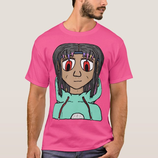 Tonåring animeringstecken t shirt (Framsida)