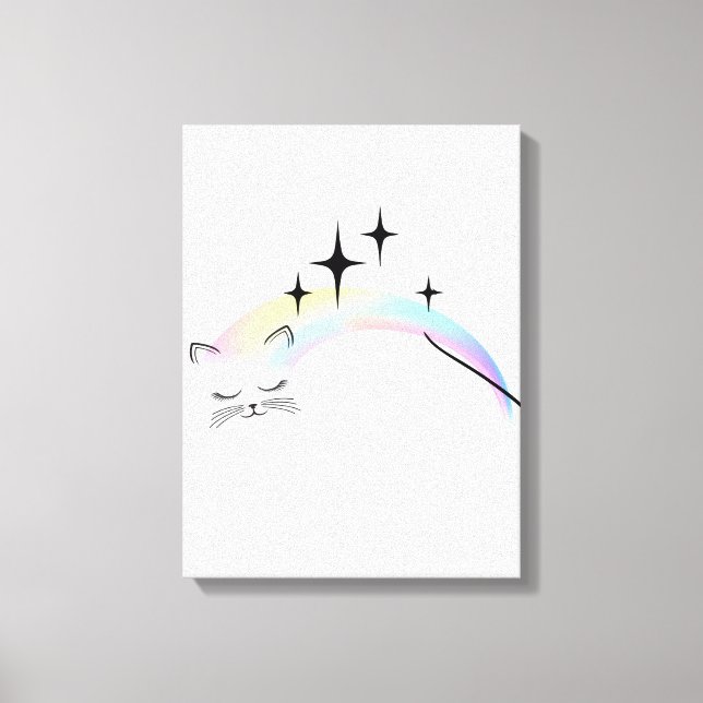 tonåring av arbetsyta i kattunge canvastryck (Framsida)