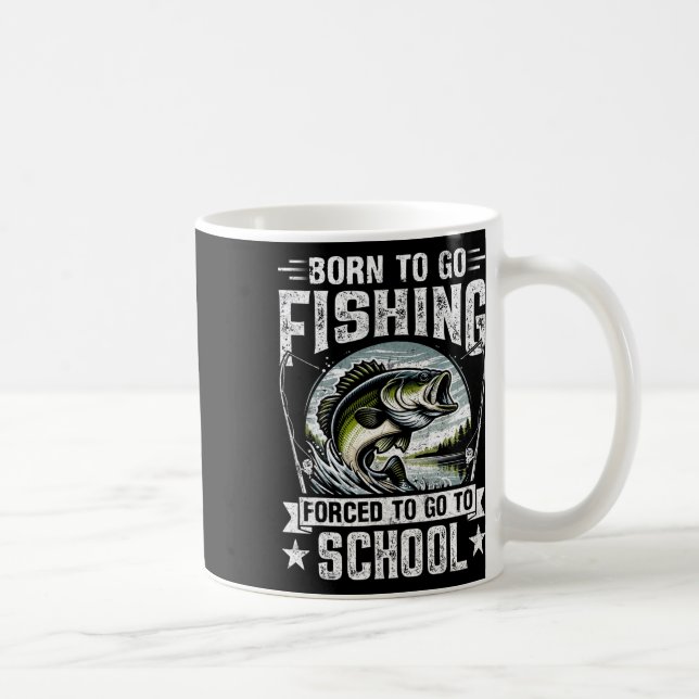 Tonåring båtar som fiskat fartyg som tvingats gå t kaffemugg (Höger)