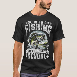 Tonåring båtar som fiskat fartyg som tvingats gå t shirt