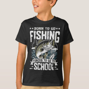Tonåring båtar som fiskat fartyg som tvingats gå t shirt