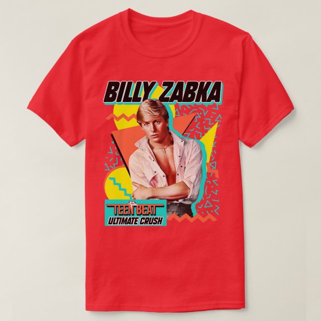 TONÅRING BEAT Ultimate Crush Billy Zabka T Shirt (Design framsida)