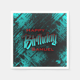 Tonåring Boy Birthday Pappersservett