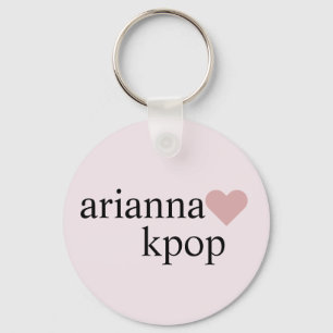Tonåring Cute Rosa Kärlek Heart Aesthetic Nyckelring