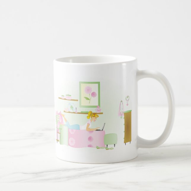Tonåring flickans rum kaffemugg (Höger)