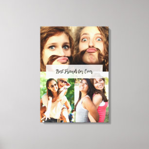 tonåring/Gen Z-format Cute BFF Aesthetic Canvastryck