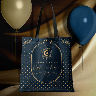 Tonåring Girl Celestial Blue First Måne Period Kit Tygkasse