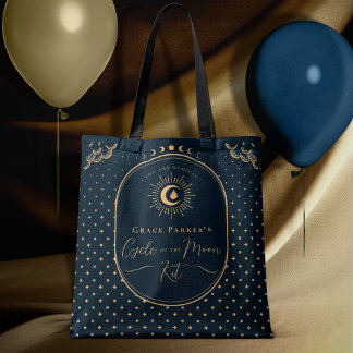 Tonåring Girl Celestial Blue First Måne Period Kit Tygkasse