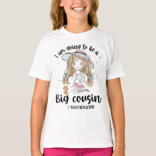 Tonåring Girl jag ska bli en Big Cousin Gravid T Shirt