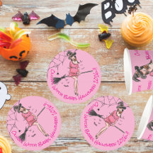 Tonåring Girl Witch Babes Halloween fest
