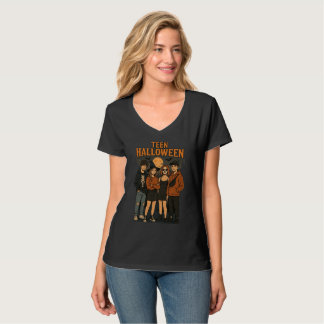 Tonåring Halloween Night Basic Långärmad T-Shirt