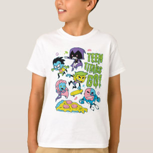 Tonåring jättar går! grafisk Gnarly 90-talPiz T Shirt