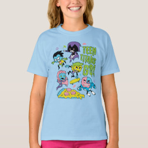 Tonåring jättar går! grafisk   Gnarly 90-talPizza T Shirt