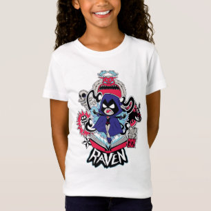Tonåring jättar går! grafisk   korpsvart demoni t-shirt