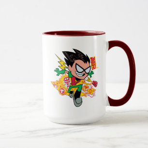 Tonåring jättar går! grafisk Robin arsenal Mugg