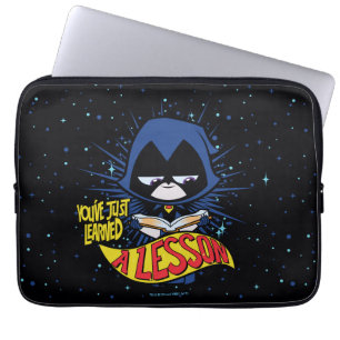 Tonåring jättar går! korpsvart "lärt en kurs ", laptop sleeve