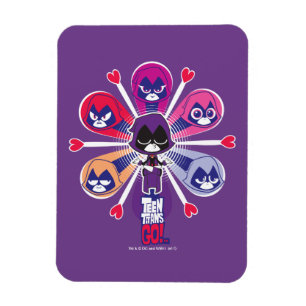 Tonåring jättar går! ravens Emoticlones Magnet
