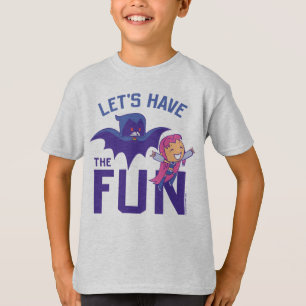 Tonåring jättar går! Starfire & korpsvart "har T Shirt