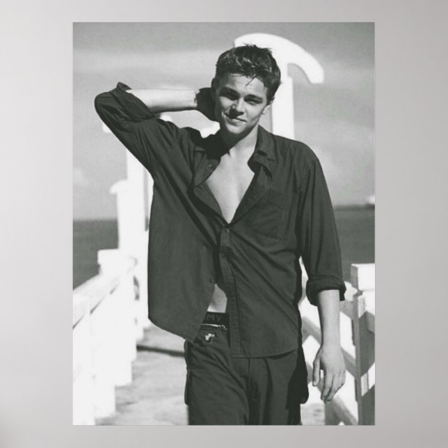 Tonåring Leonardo Di Caprio Poster (Framsidan)