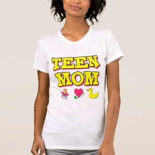 Tonåring mamman t shirt