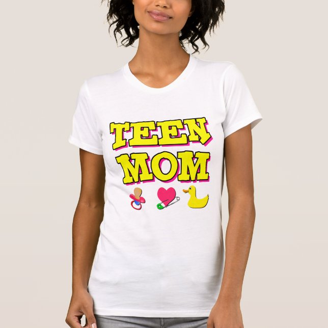 Tonåring mamman t shirt (Framsida)