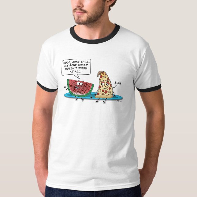 Tonåring matAcne T-shirt (Framsida)