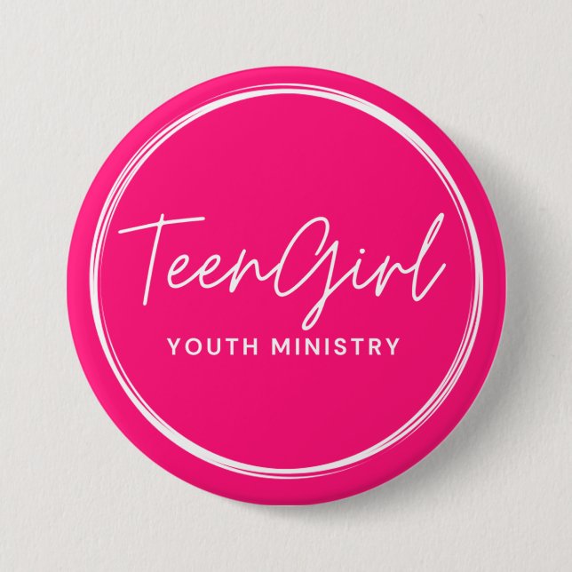 Tonåring Mission för flicka Knapp (Framsida)