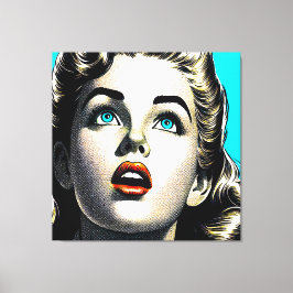 Tonåring Romantik Canvastryck