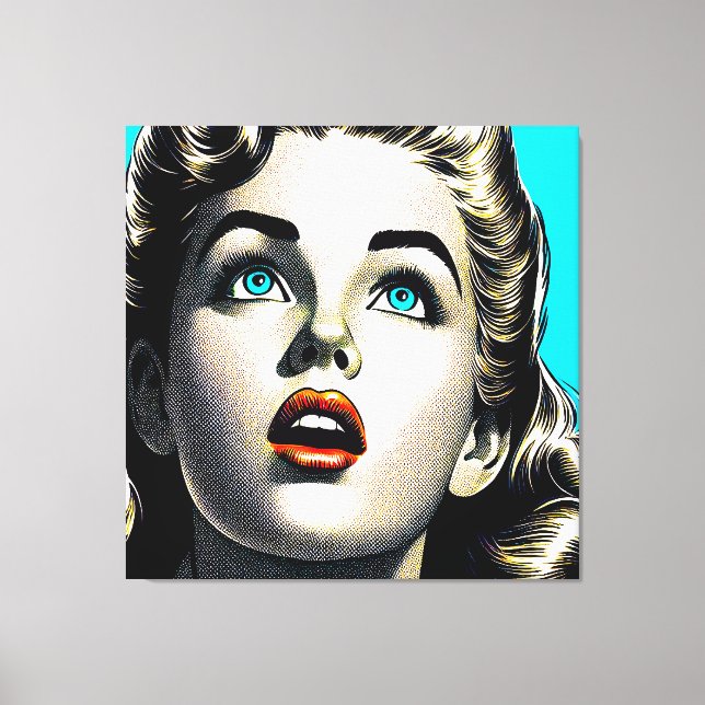 Tonåring Romantik Canvastryck (Framsida)