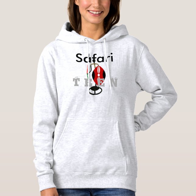 Tonåring Safari Hakuna Matata Hoodies Tröja (Framsida)