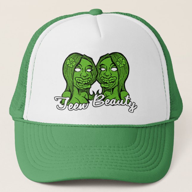 Tonåring skönhet truckerkeps (Framsida)