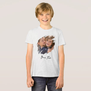 Tonåring Småbarn Barn Foto Pojkar Mjuk Bomull T-sh T Shirt