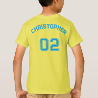 Tonåring Småbarn Boy Girl Sports Namn Jersey Numbe