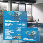 Tonåring Swimmer Porträtt, Swimming Bassäng Städni Reklamblad<br><div class="desc">Tonåring Swimmer Porträtt,  Swimming Bassäng Städning Service Advertising Flyer av Affärskortet Store.</div>