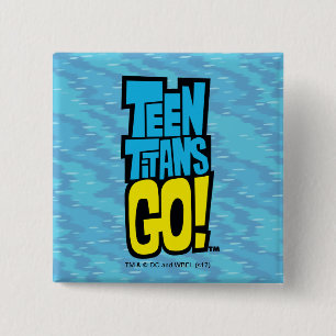 Tonåring Titans gå! Logotyp Knapp
